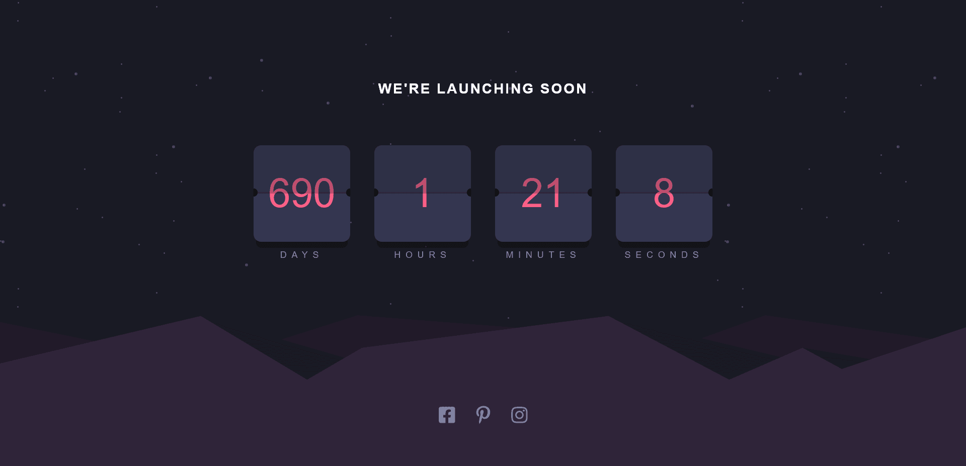 Simple countdown timer